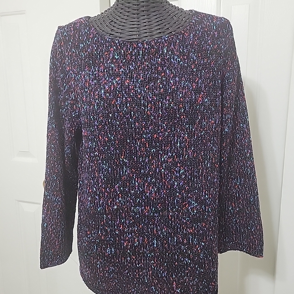 Judith Hart Women's Multicolor Crew Neck Sweater